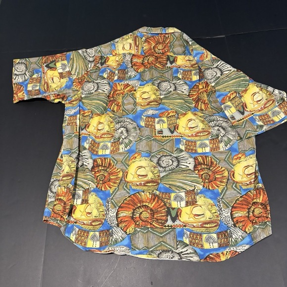 Nautica Other - Nautica Vintage Men's Short Sleeve Button Up Multicolor- Size Large